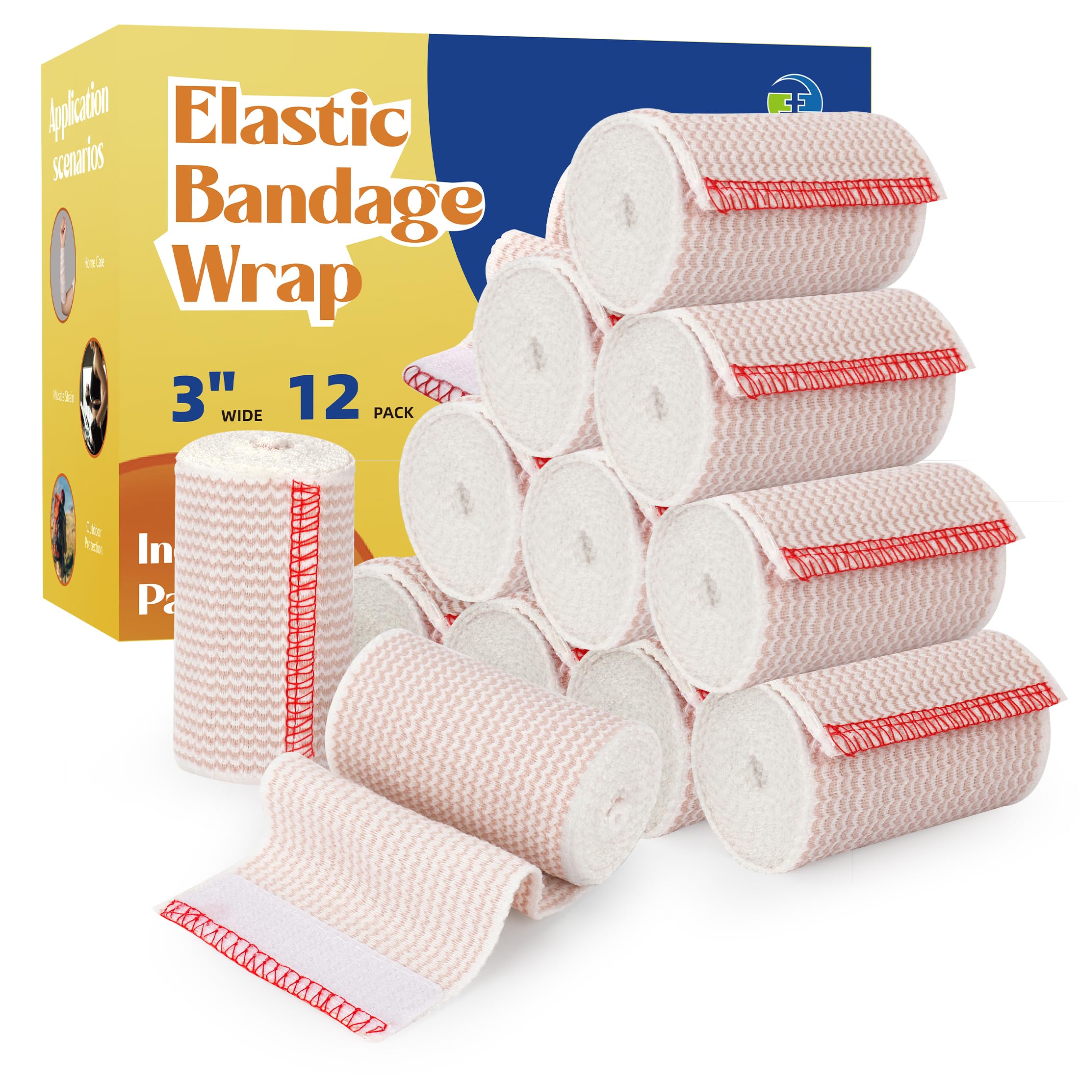 6" Elastic Bandage Wrap Compression Bandage for Waist Leg, 2 Pack — Amazon image 22