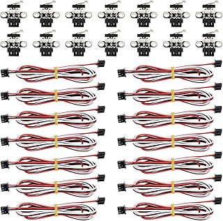 14 Pack Mechanical Endstop Limit Switch Module Endstop Switch Horizontal Type 3D Printer Module Miniature Limit Switch 3 Pins with 1m Cables