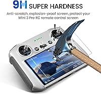 Vista 3 de STARTRC Mini 5/4 Pro HD Película protectora de pantalla de vidrio templado para DJI Mini 5 pro/Neo 2Mini 4 pro/Mini 3/Air 3S/Avata 2 RC/RC 2