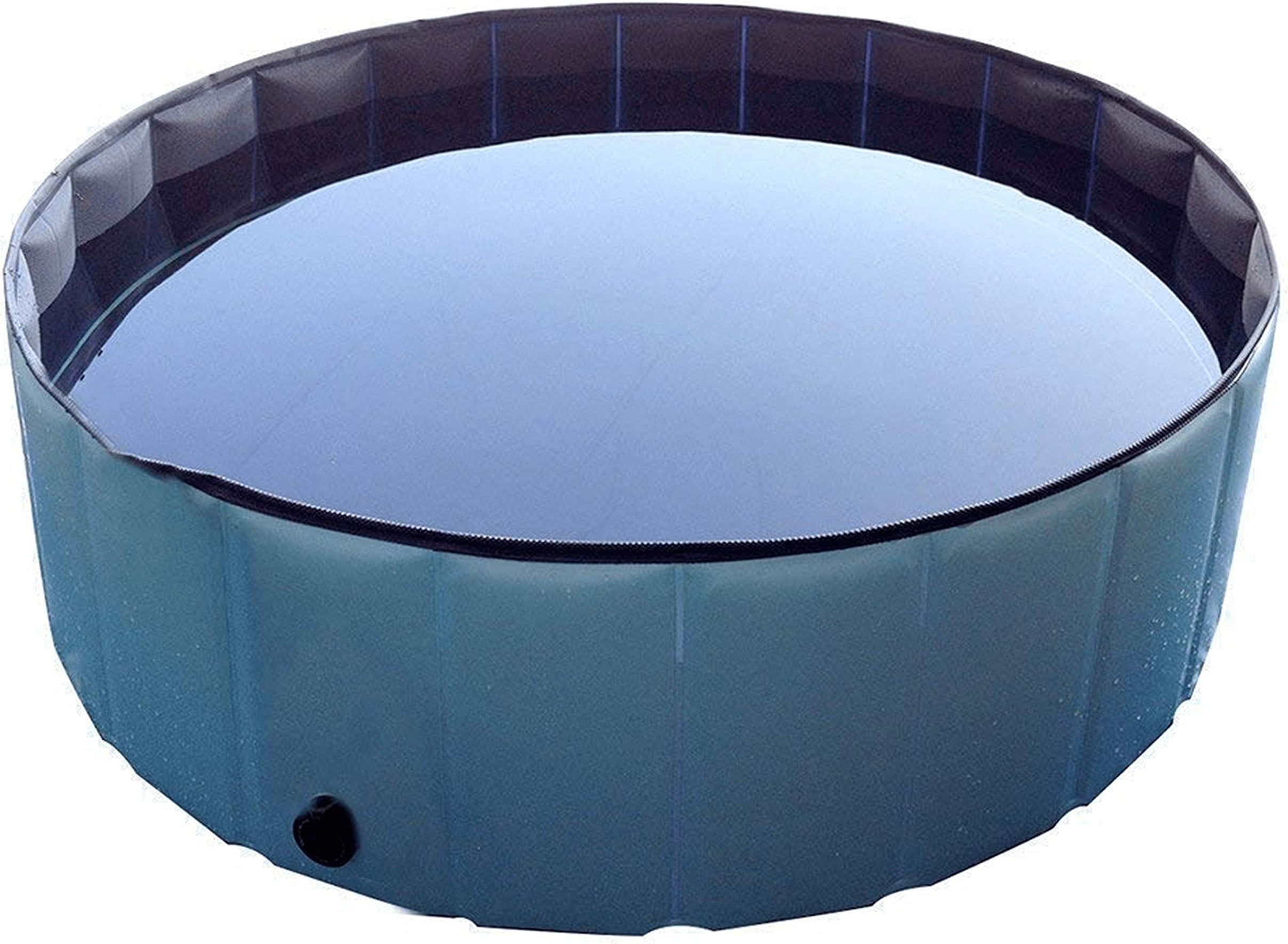 Yaheetech Foldable Hard Plastic Extra Large Dog Pet Bath Swimming Pool Collapsible Dog Pet Pools Bathing Tub Paddling Pool for Large Pets Dogs Cats, Black/Blue/Gray/Red, XXL/XL/L/M