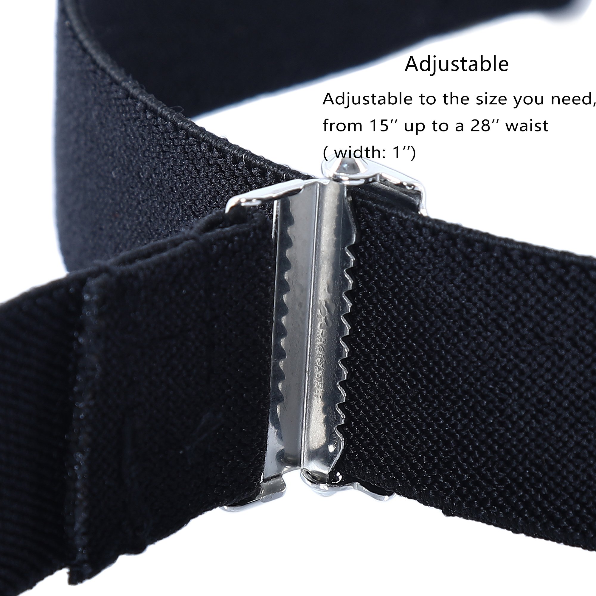 Kajeer Cinturón magnético ajustable para niños pequeños - Cinturón elástico grande con hebilla magnética fácil para niños de 2 a 15 años