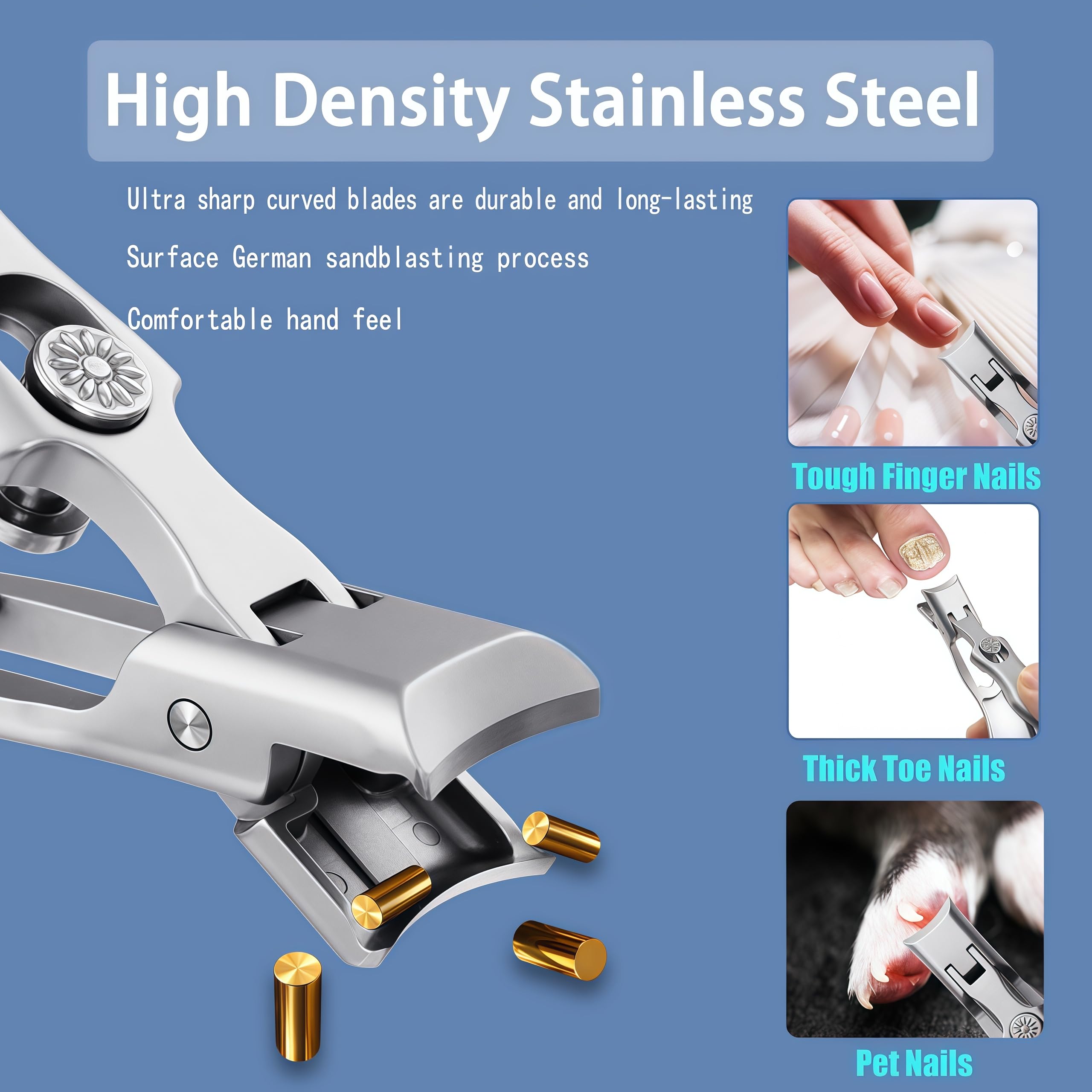 Amazon.com : XGIZMOO Small Nail Clippers for Men Thick Nails,Big