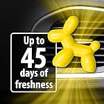 Little Pup 96602 Vanilla Scent Car Air Freshener Clip Provides Long-Lasting Freshness in a Compact Design, Fights Odors for up to 45 Days, Cute Car Odor Eliminator, Non-Toxic, Pack of 1