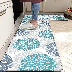 Cotton Kitchen Mat Cushioned Anti-Fatigue Rug, Non-Slip Mats - View #11