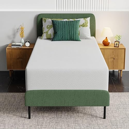 Miniatura 117 de PayLessHere - Colchón de espuma viscoelástica con gel, 6 pulgadas, tamaño queen, con certificación CertiPUR-US, sin fibra de vidrio, cama en una