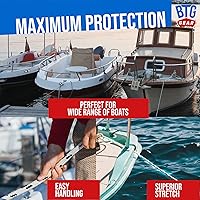 Vista 7 de Cuerda de marcadores de profundidad de línea de anclaje de barco marino/náutico resistente con perno de ojo de dedal de acero inoxidable, barcos