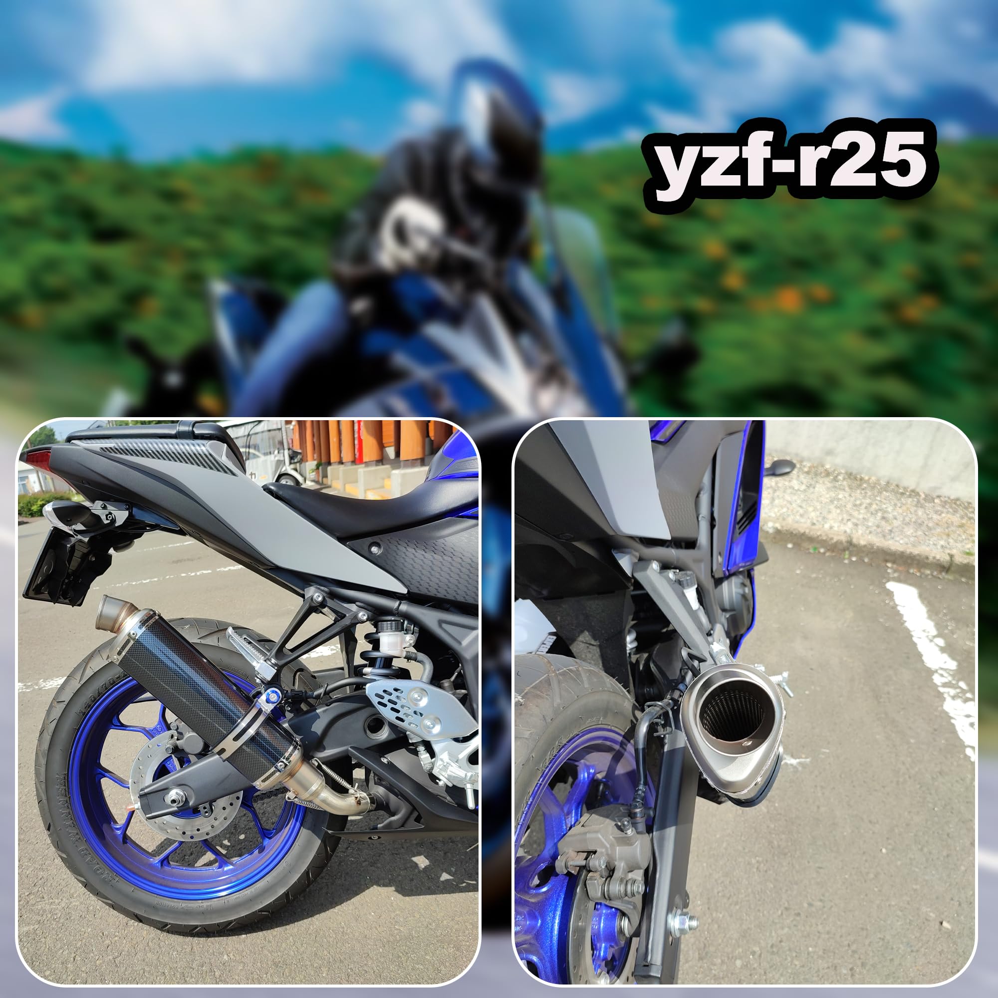 Amazon | 【MOTOR KANTO】yzf-r25 マフラーmt25 マフラー ヤマハ専用