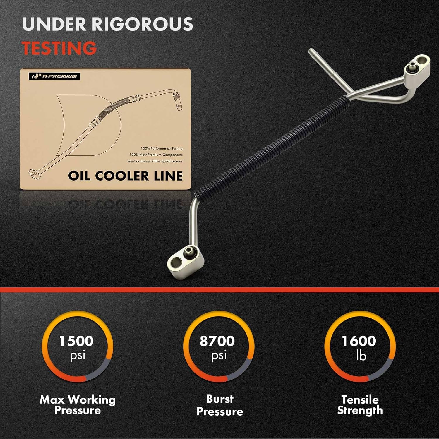 A-Premium Engine Coolant Breather Pipe Compatible with Chevrolet Camaro 2010-2015, Corvette 2005-2013, Caprice 2011-2017, SS 2014-2017 & Pontiac G8 2008-2009, GTO 2005-2006