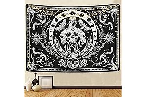 Moth Tapestry: Bohemian Decor for Aesthetic Vibes