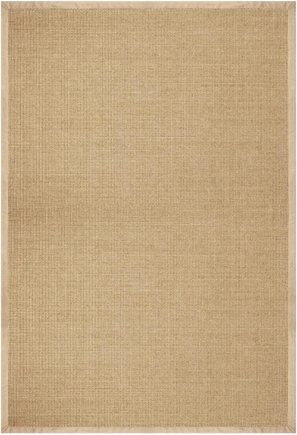 casa pura® Amazonas Sisal Rug with Cotton Border NonSlip Latex