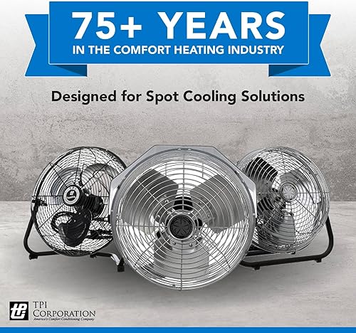 Miniatura 16 de TPI Tamaño del ventilador de pared: 18"