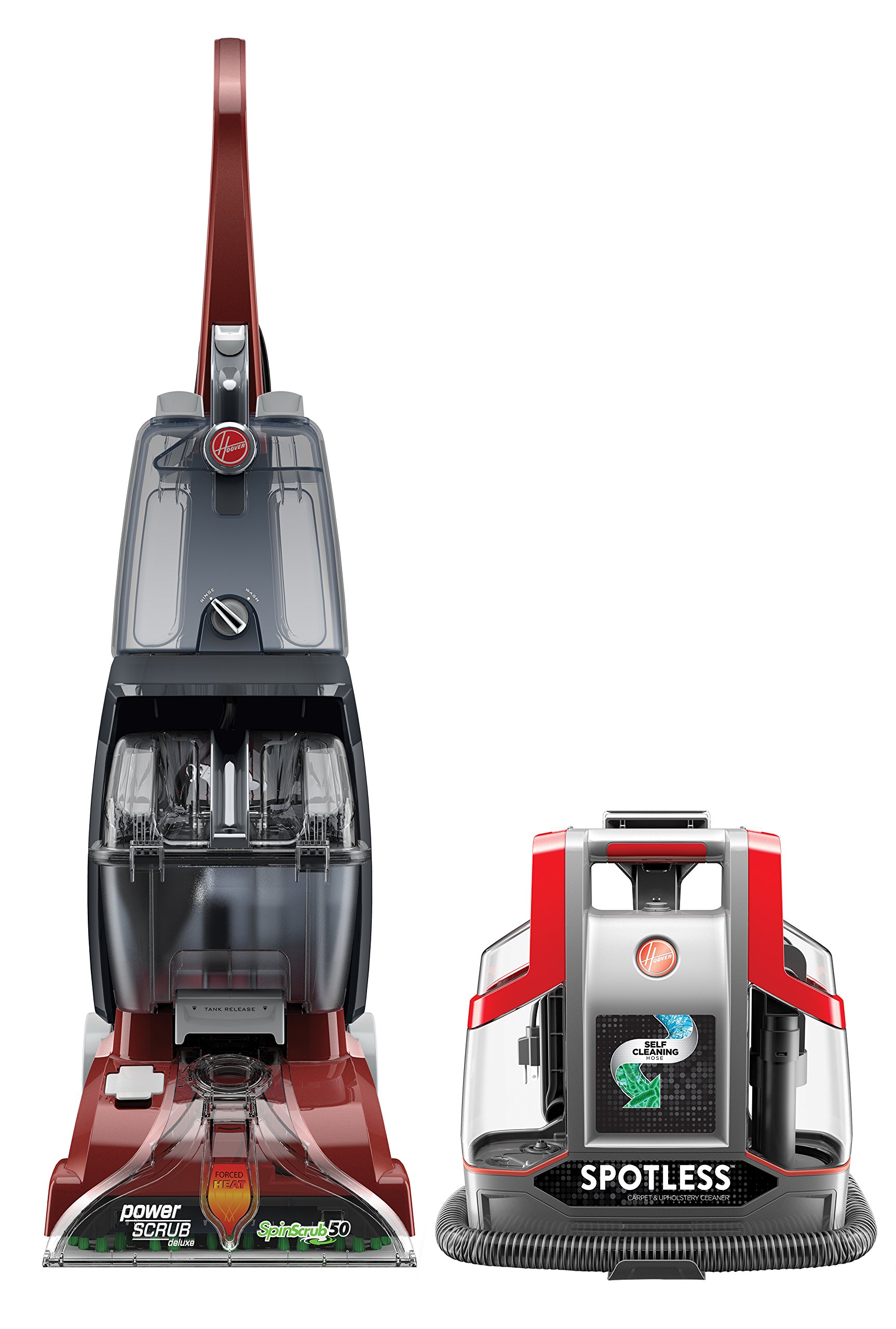 Amazon.com: Hoover Power Scrub + Spot Cleaner Bundle