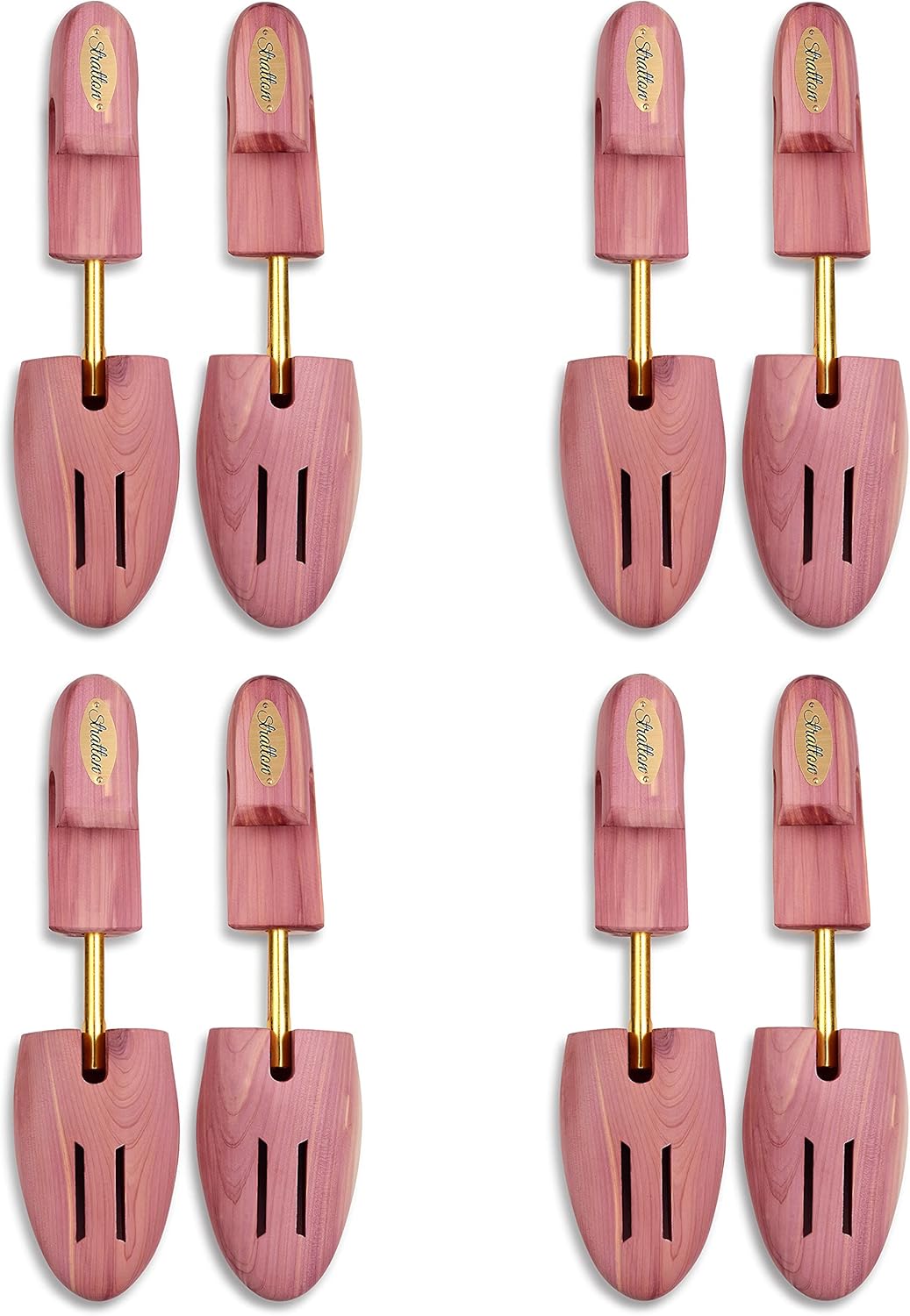 Stratton CEDAR SHOE TREE VALUE-PACK FOR MEN | GROWN IN USA | GREAT GIFT FOR MEN | Designed for all Shoes, Sneakers, and Boots