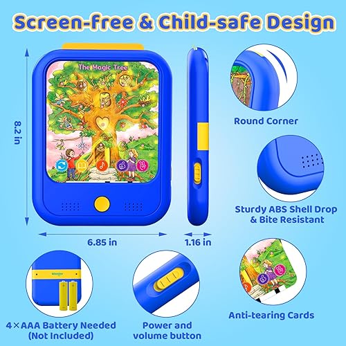 Miniatura 7 de Tableta de aprendizaje bilingüe para niños, juguetes educativos Montessori de aprendizaje para niños de 2 a 5 años, con más de 2000 palabras y