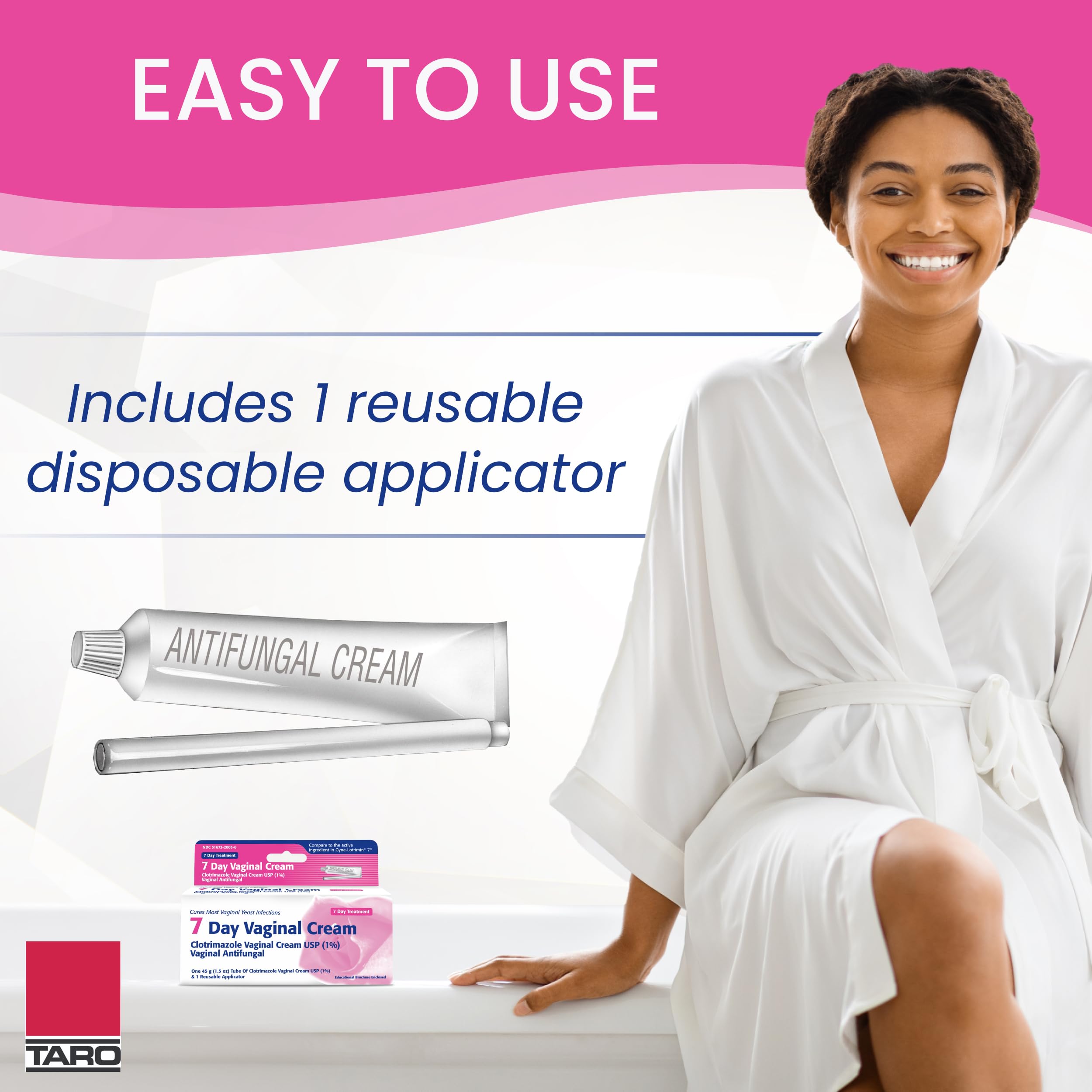 Amazon.com: Clotrimazole USP 1% 7-Day Vaginal Cream 1.5 Oz (45g