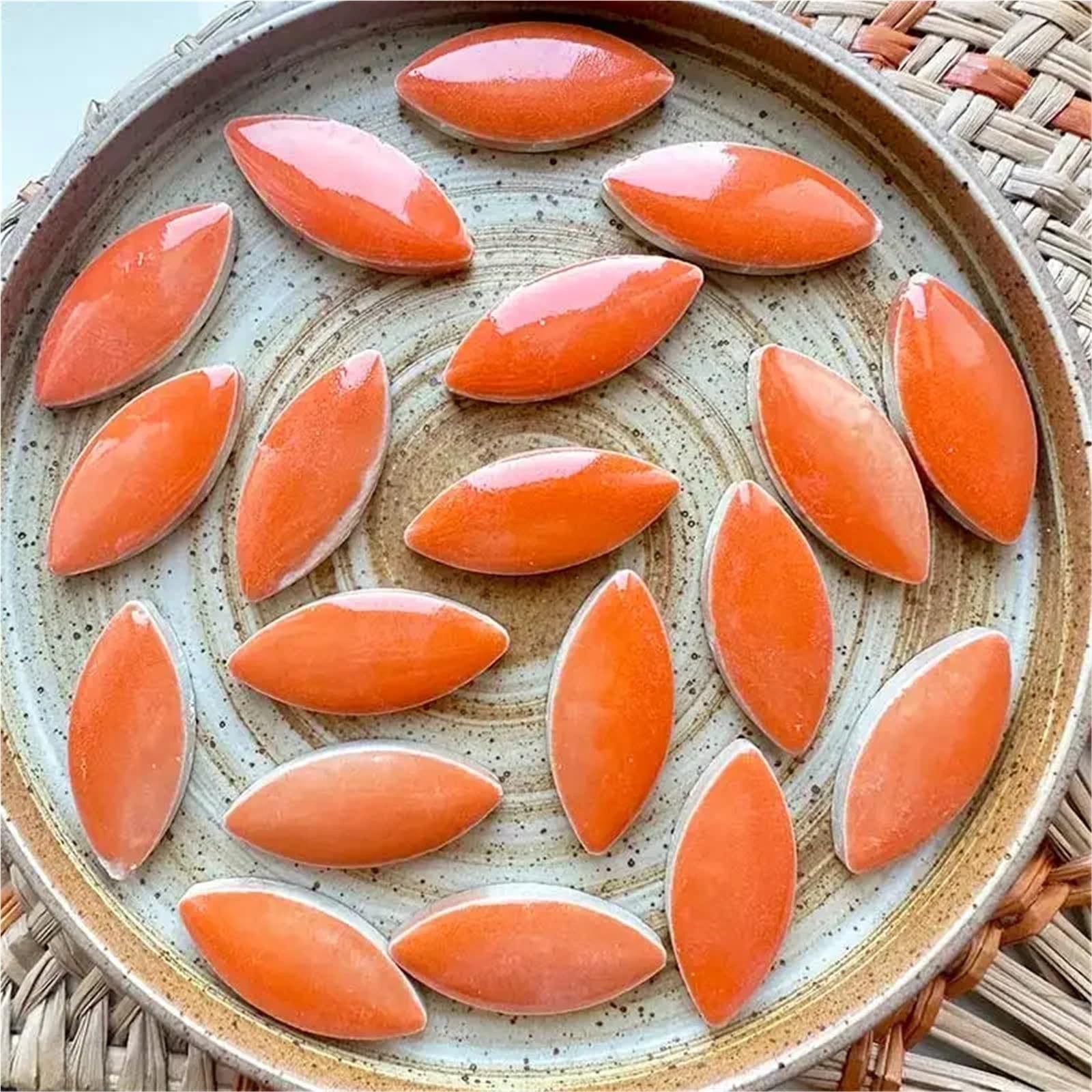 Sppeoukj Color 01 100G Multi Color Irregular Ceramic Mosaic Tiles Diy Making Stones For Craft Hobby Arts Wall Decoration Petal(Color 01)