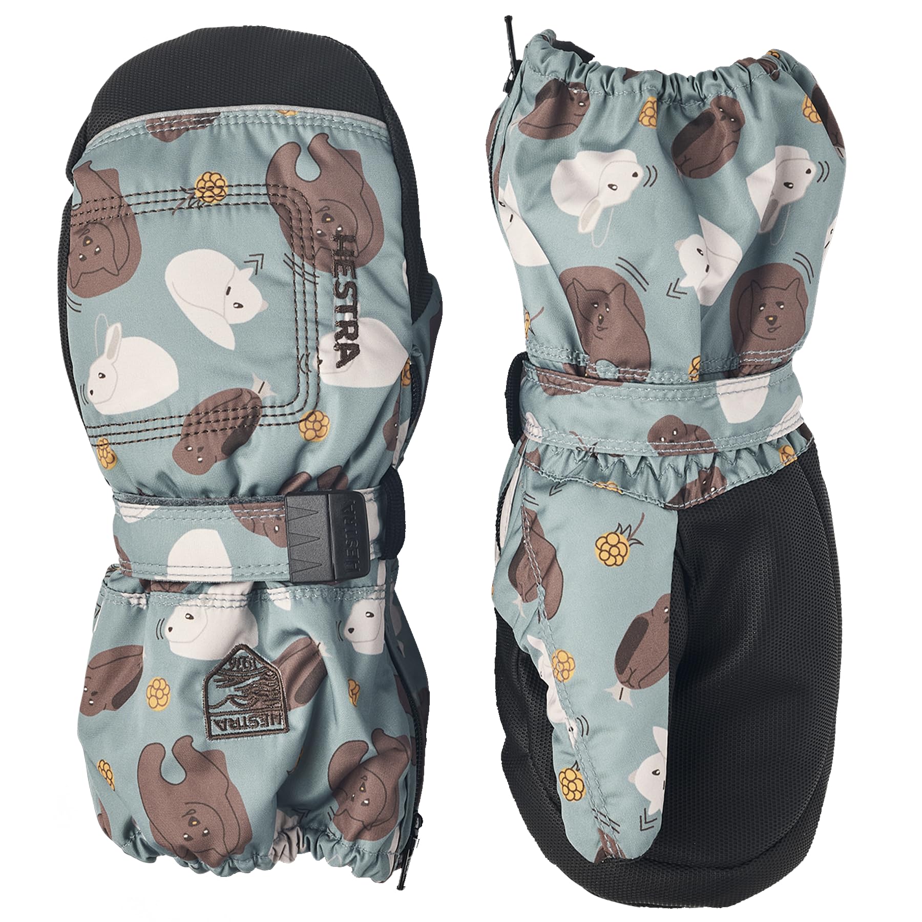 Hestra Baby Zip Long Mitt (Child 1-9yrs) | Waterproof, Insulated Mittens for Toddlers &amp; Kids for Winter &amp; Playing in the Snow