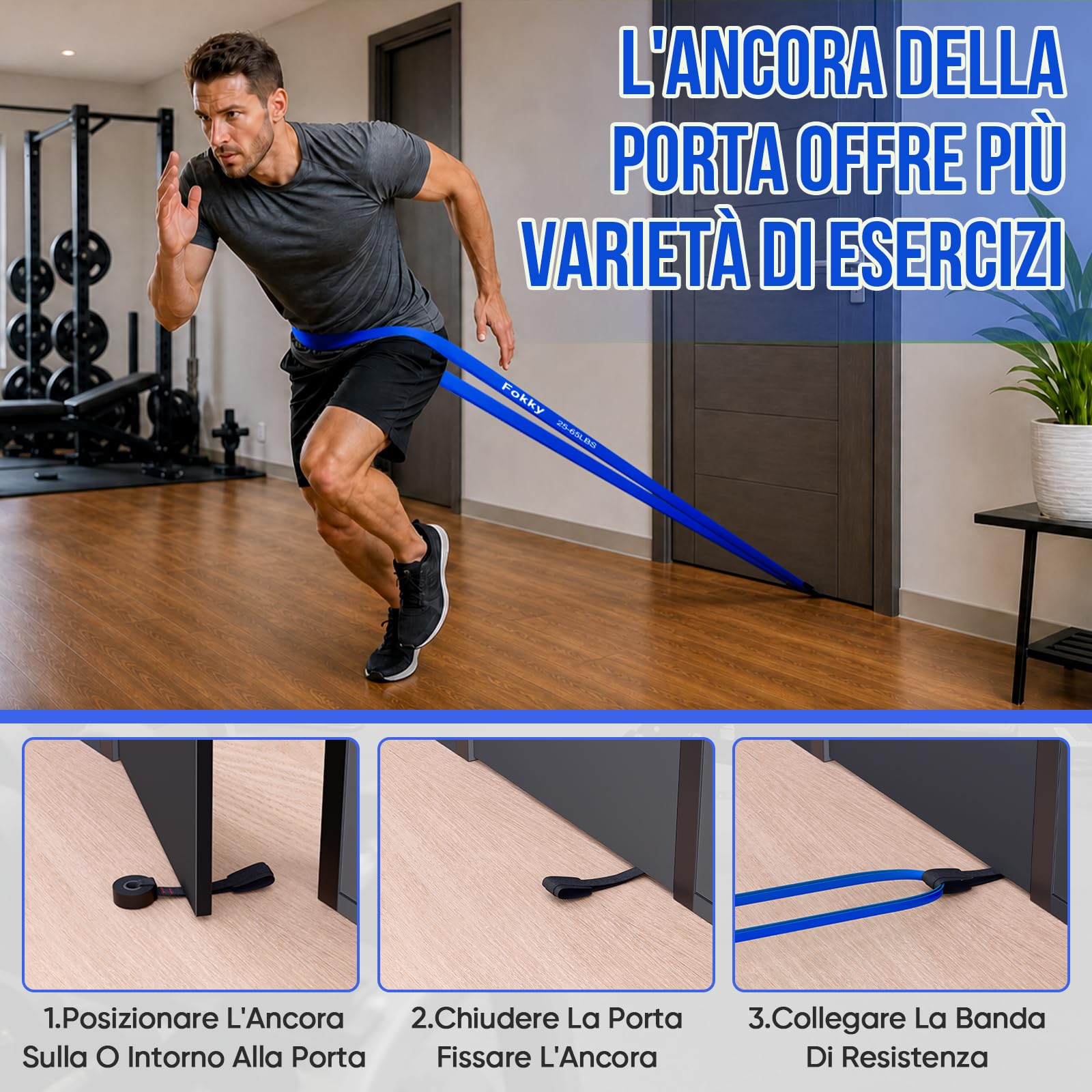 Fokky Fasce fitness a 5 livelli | fitness, allenamento