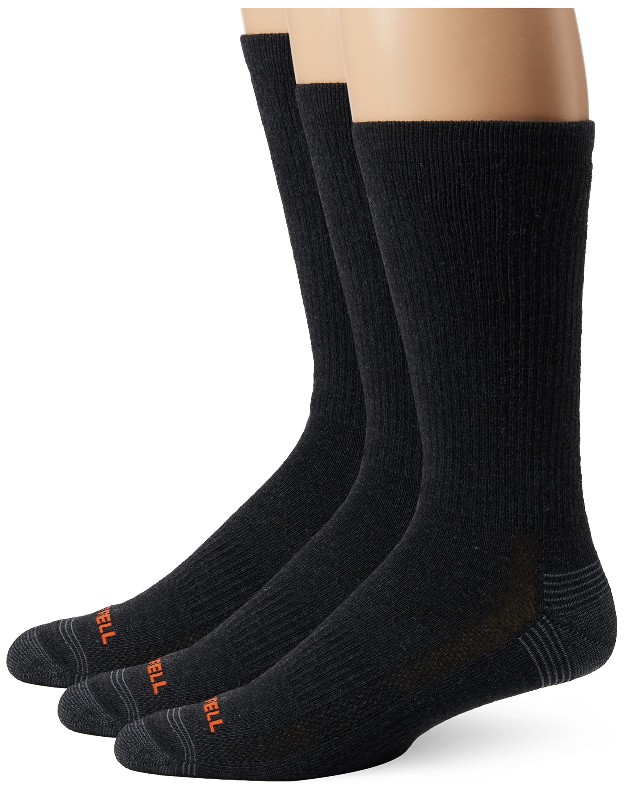 Merrellwomens Repreve Cushioned Hiker Crew Socks 3 Pair