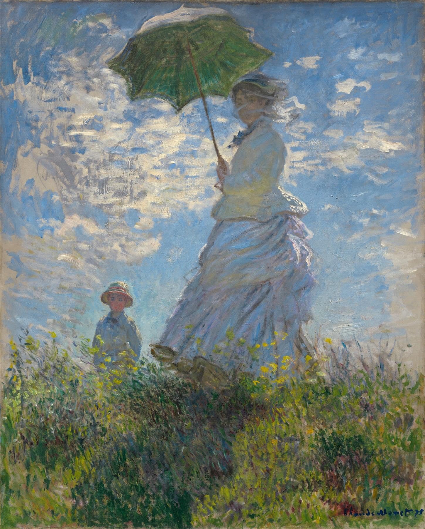 Claude Monet | Woman with a Parasol | Fine Art Jigsaw Puzzles - 500 pieces