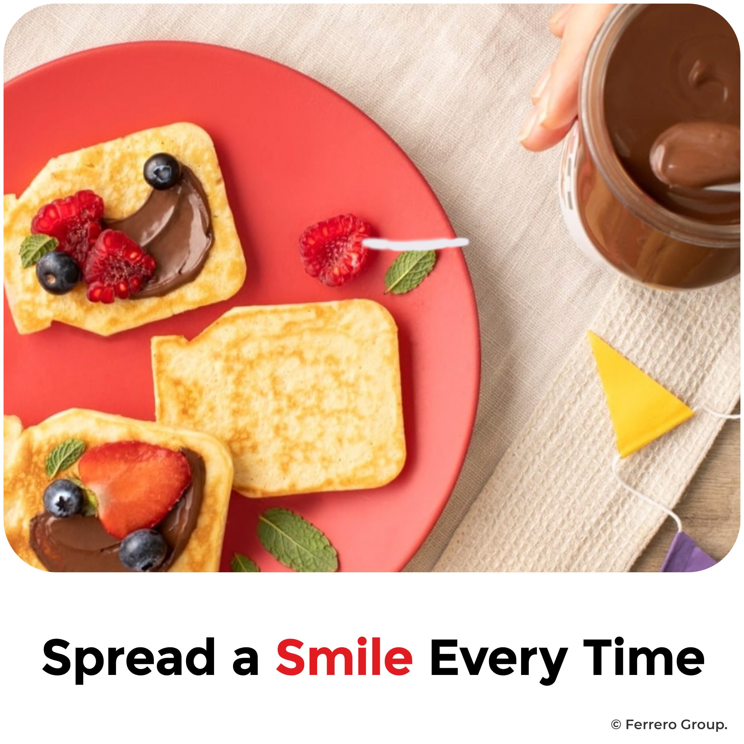 Nutella Hazelnut Spread with Cocoa, 750g - Image 5 thumbnail