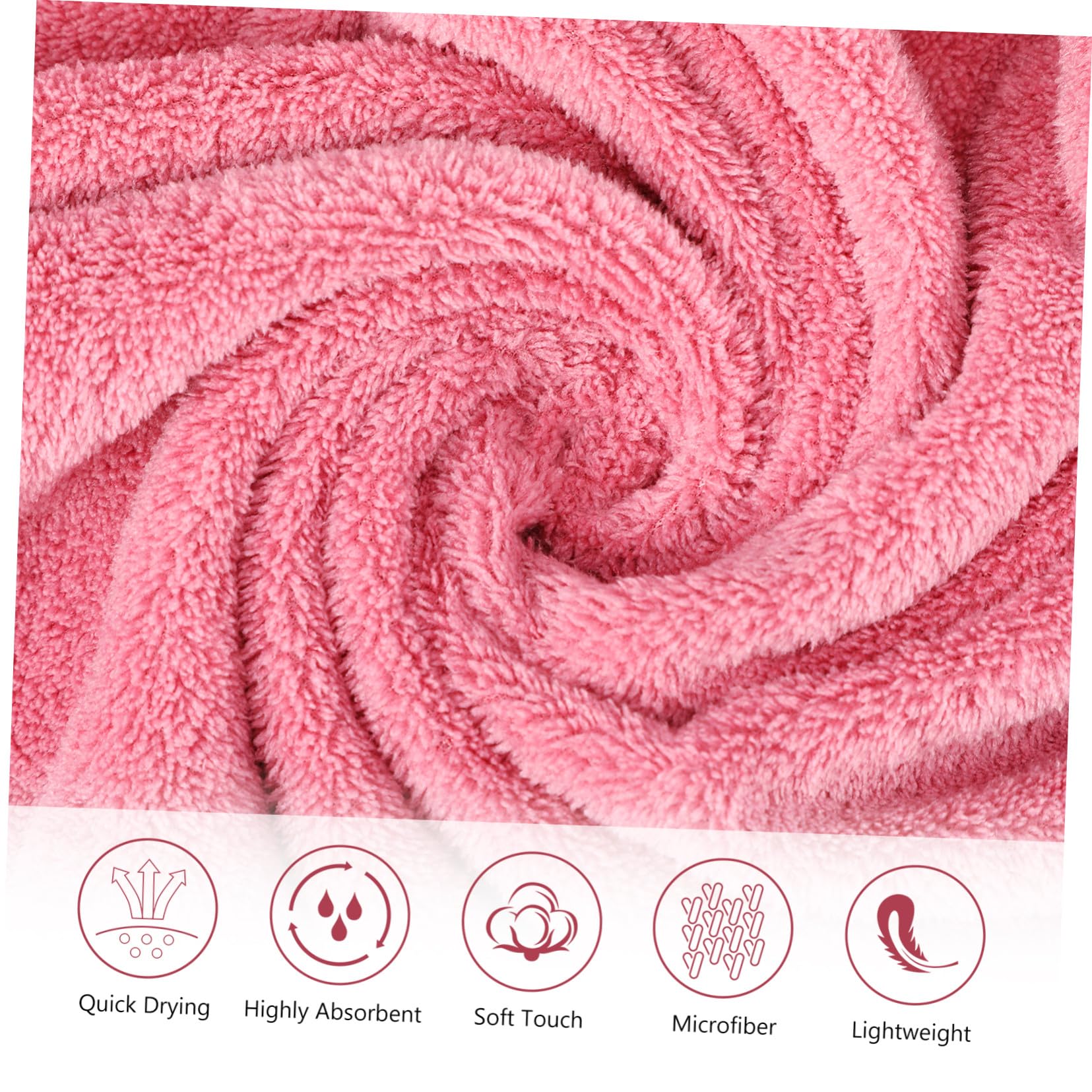 Toalla de Baño de Microfibra 5 Piezas, Suave y Absorbente