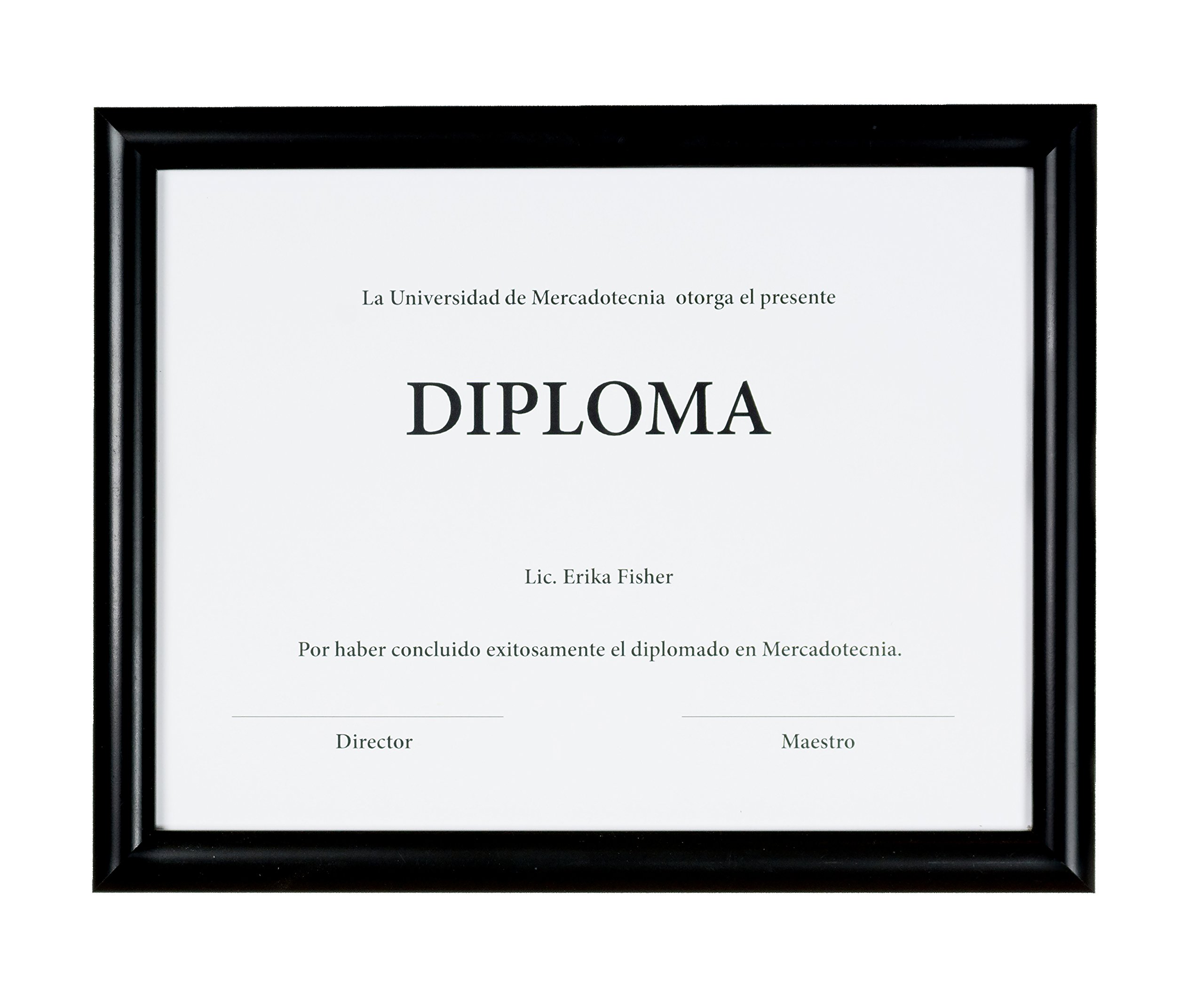 Diploma En Blanco Y Negro