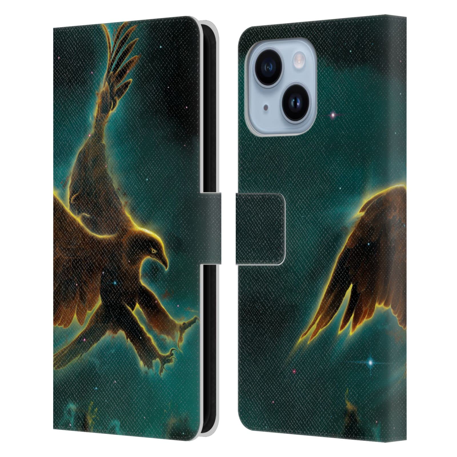 Protection cuir iPhone 14 Plus Vincent HIE galaxie animaux - 7