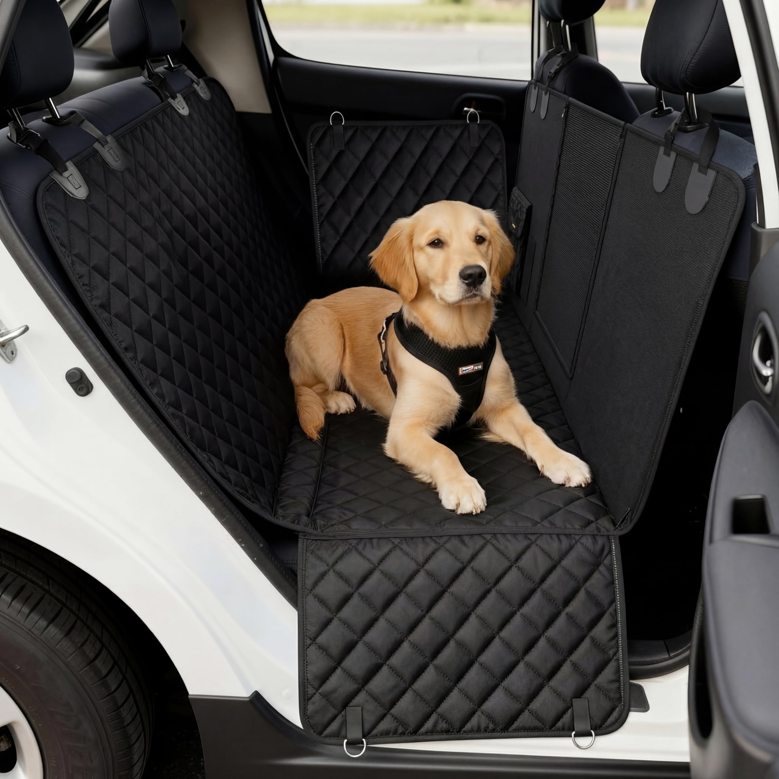 Upgrade4cars Telo Sedile Posteriore per Cani Universale Impermeabile e Antiscivolo Accessori Auto Cane Durevole