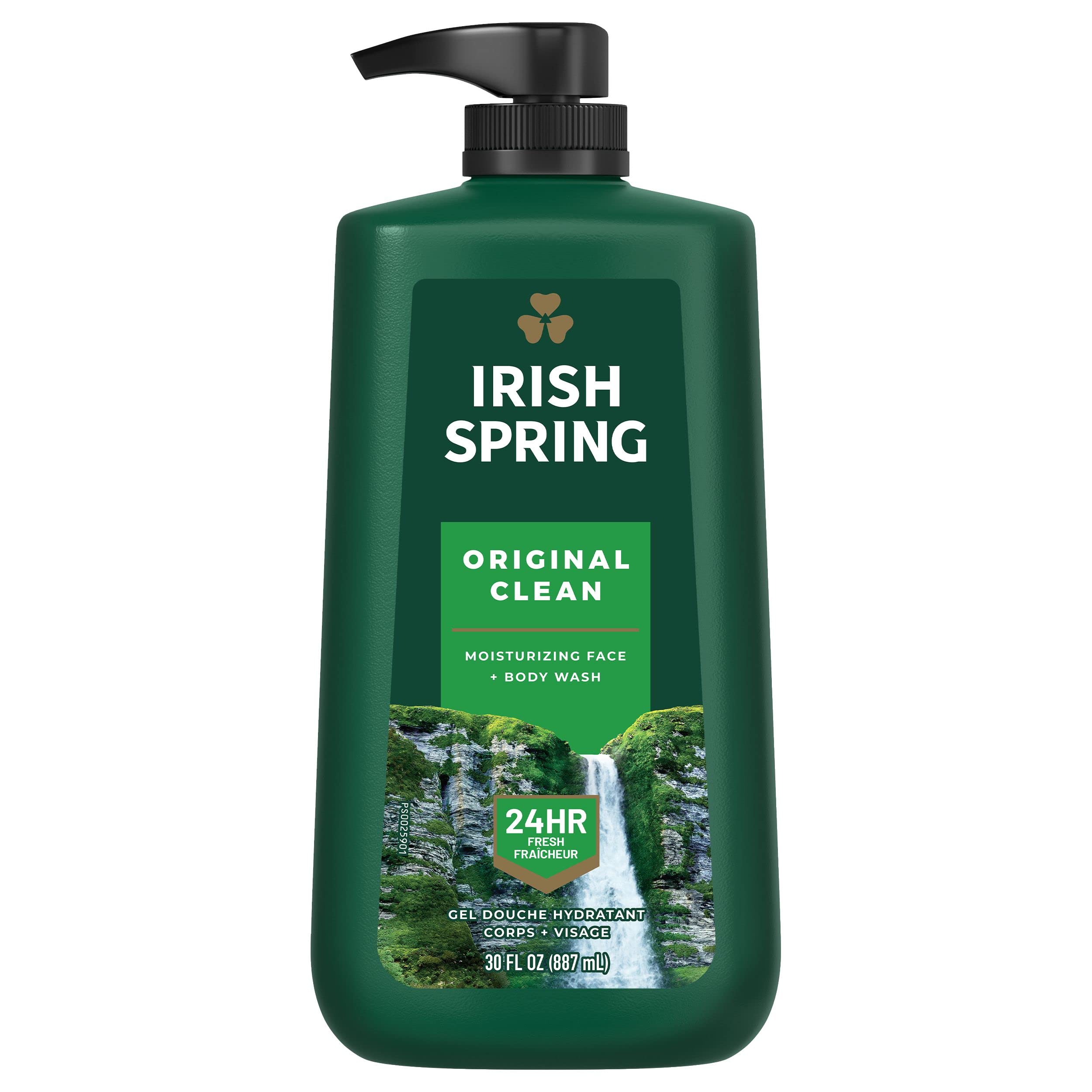 Buy Irish Spring Original Clean Body Wash, 30 Oz Pump Online at