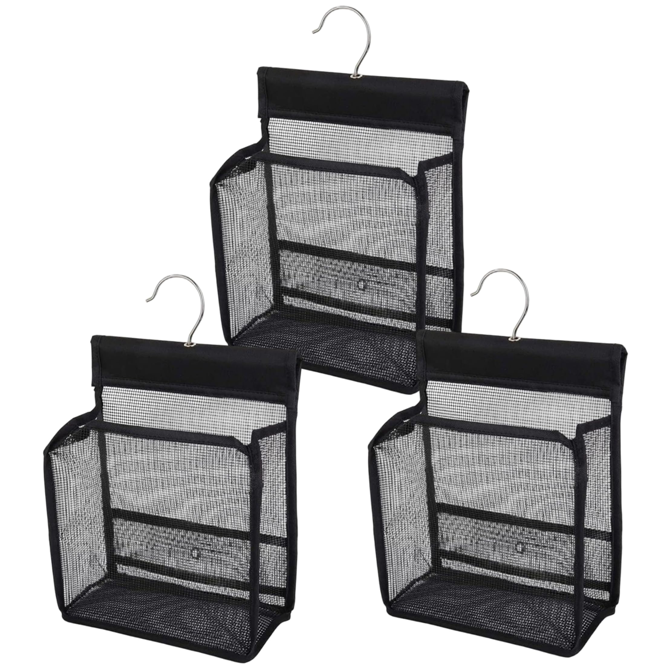 Caddie de douche de salle sport anti-humidité | Organisateur extensible en maille suspendue 3x