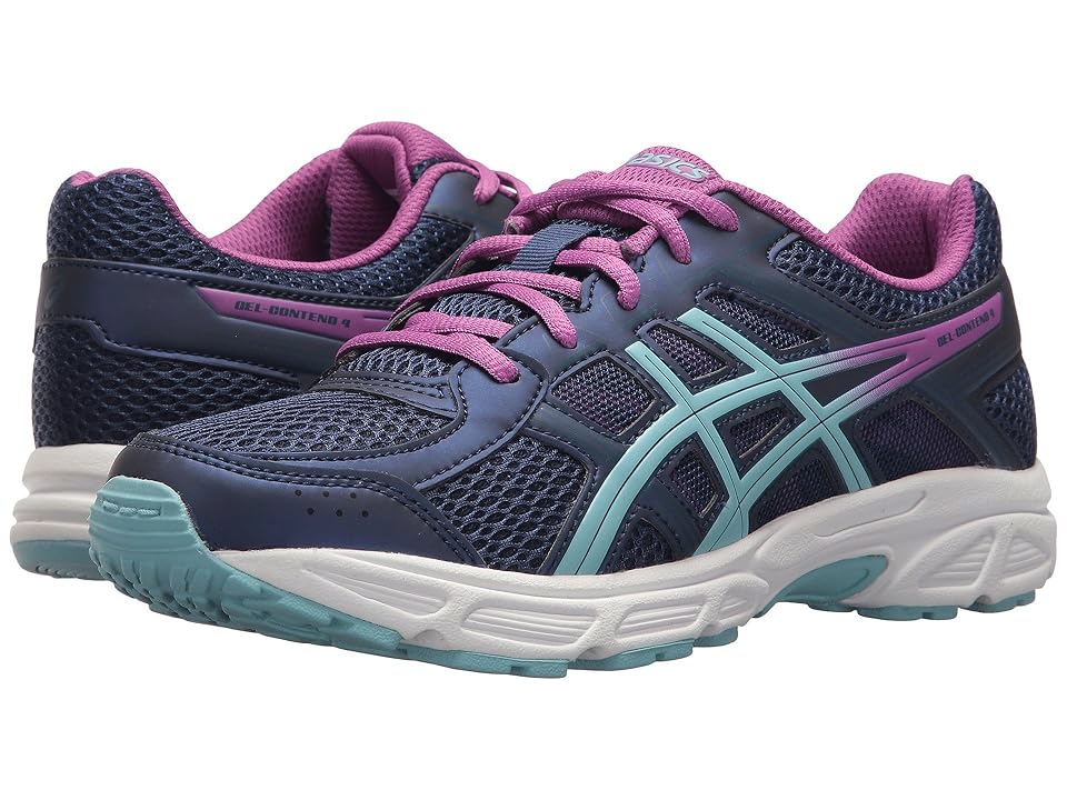 

ASICS Kids GEL-Contend 4 GS (Big Kid) (Indigo Blue/Porcelain Blue/Orchid) Girls Shoes