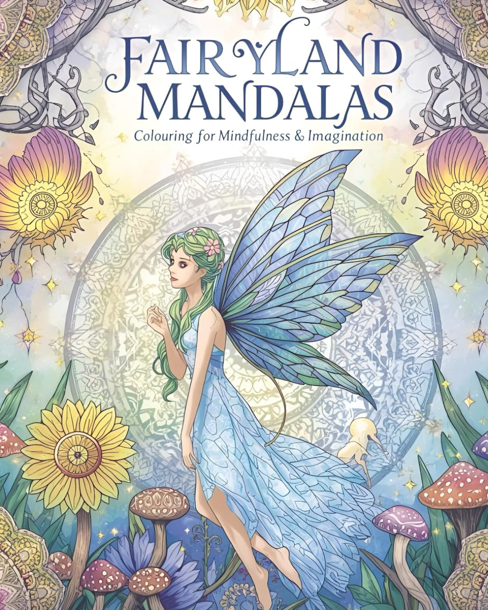 Fairyland Mandalas: Coloring for Mindfulness & Imagination: Adult Coloring Book with Magical Creatures and Fairyland Designs