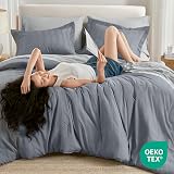 Madison Park Essentials Striped Comforter Set Twin – The comforter is filled with breathable 200gsm poly