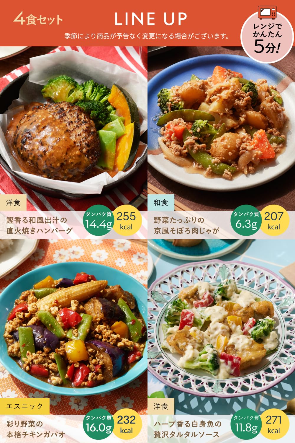 グリーンスプーン おかず4食 お試し 低糖質 冷凍