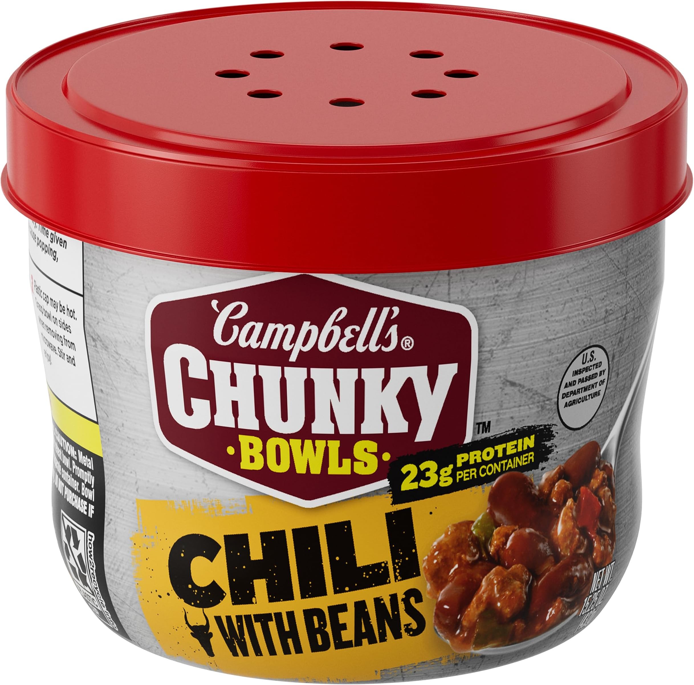 Campbell's Chunky Soup, Beef Soup with Country Vegetables, 15.25 oz Microwavable