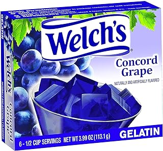 Sponsored Ad - Welch's Concord Grape Gelatin Mix 3.99oz Box (Pack of 12)