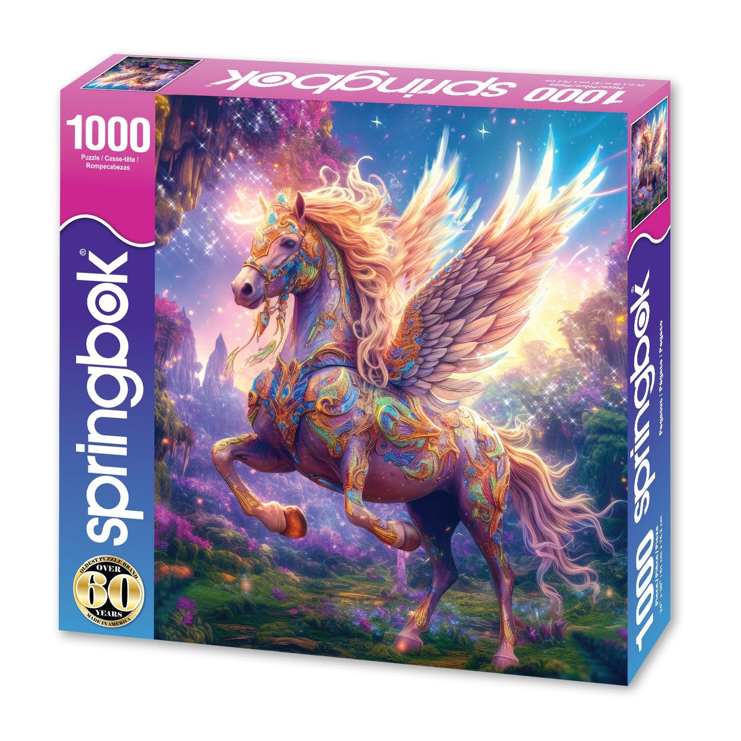 Amazon.com: Springbok Pegasus 1000 Piece Jigsaw Puzzle for Adults