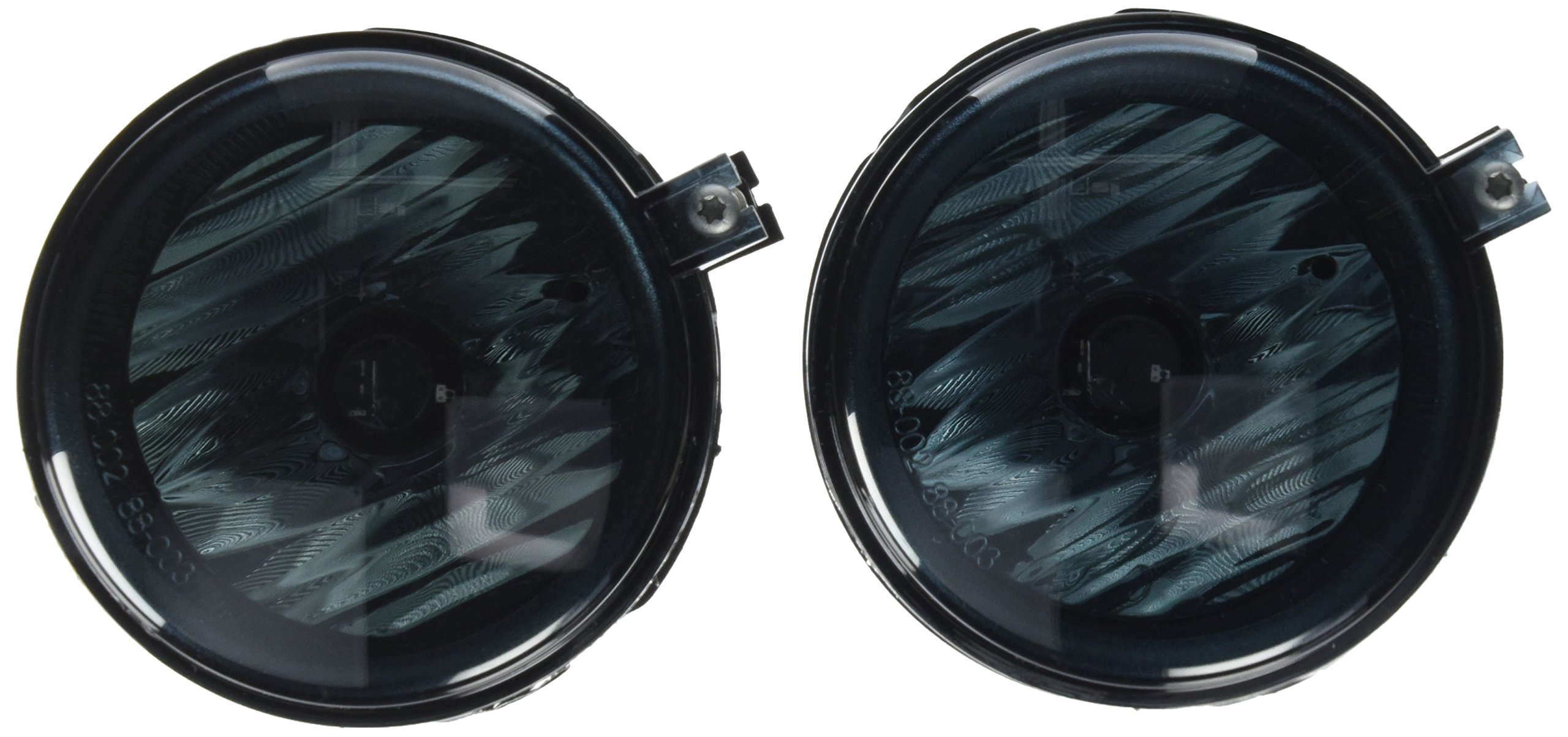 Spec-D Tuning Smoke Lens Fog Lights + H8 Bulbs Included Compatible with Dodge Charger 2006-2009 L+R Pair Assembly