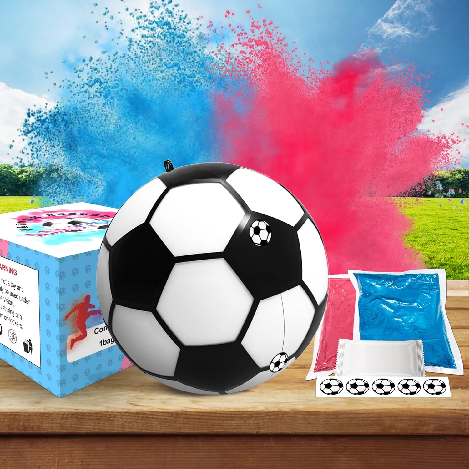 POPUPARTY Gender Reveal Soccer Ball with Pink and Philippines Ubuy