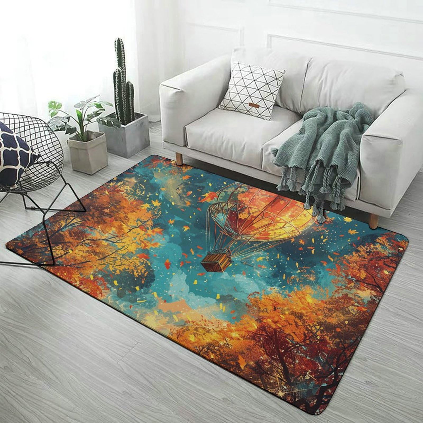 Tapis de sol absorbant lavable et grand tapis d'intérieur antidérapant