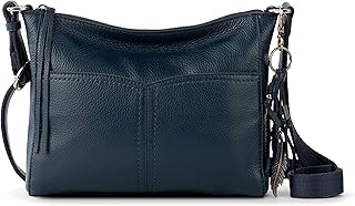 The Sak Alameda Leather Crossbody Purse - Leather Women's Handbag for Everyday & Travel - Cross Body Bag With Zipper