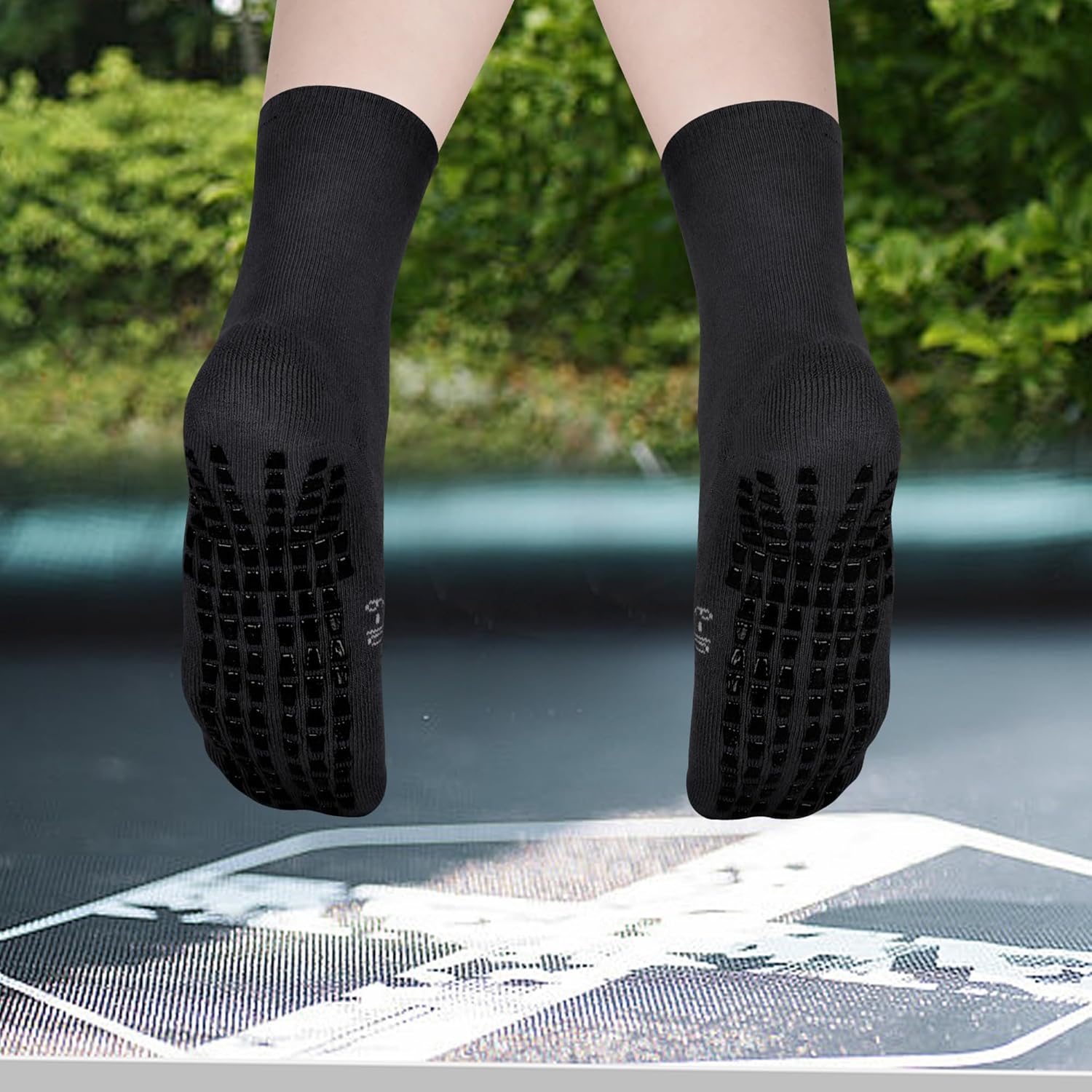 Grip Socks For Kids(4-16 Years Old) Youth Boys & Girls, Cushioned Sport Athletic Hospital Socks - Image 7