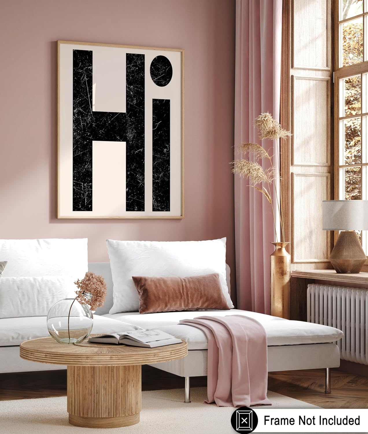 Poster Master Hi Print - Typography Poster - Greetings Art - Minimal Wall Design - Modern Gift for Men & Women - Great Decor for Office, Dorm or Living Room - 8x10 UNFRAMED Wall Art