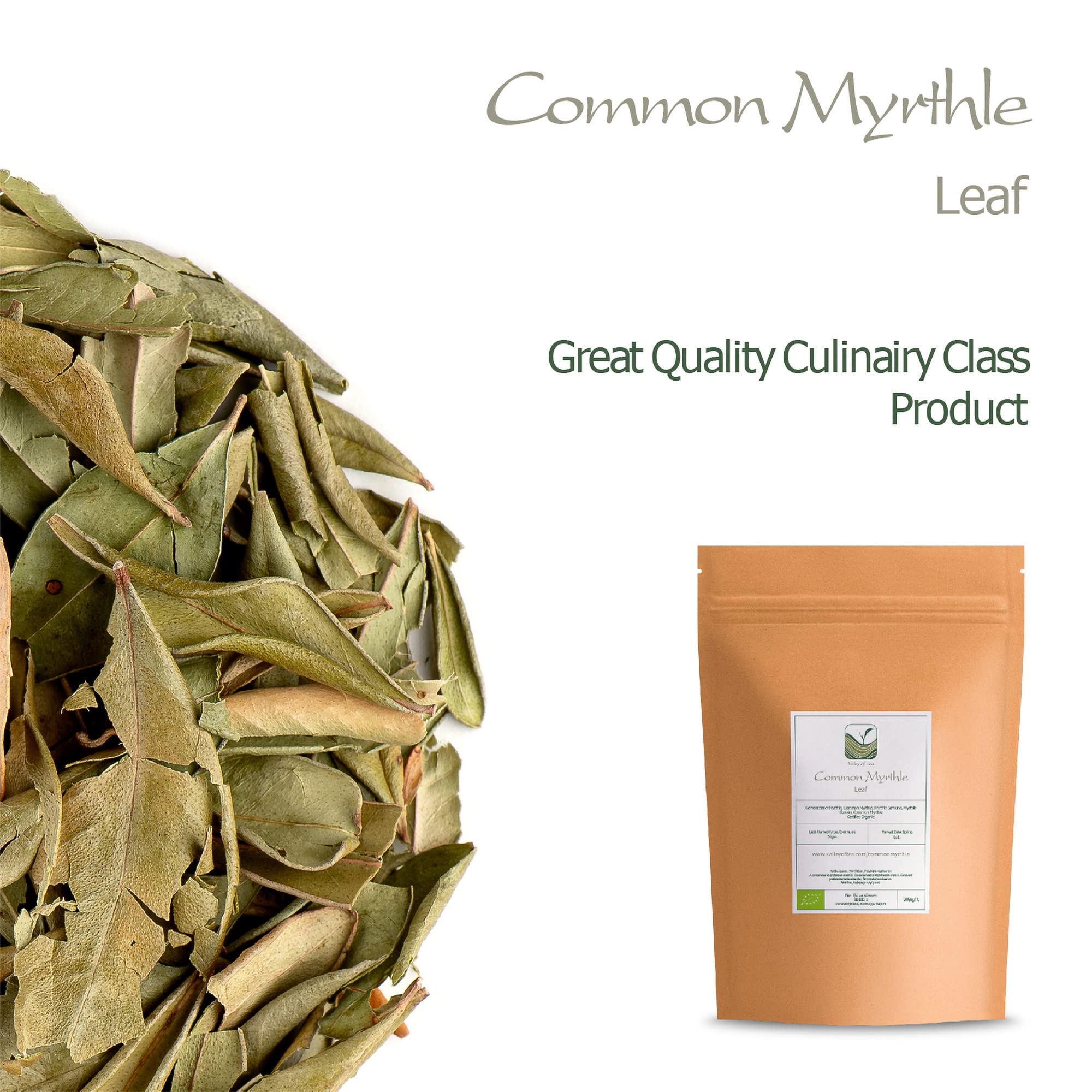Myrthle Secó Hoja Hierbas - Hojas Sueltas De Myrthle Común