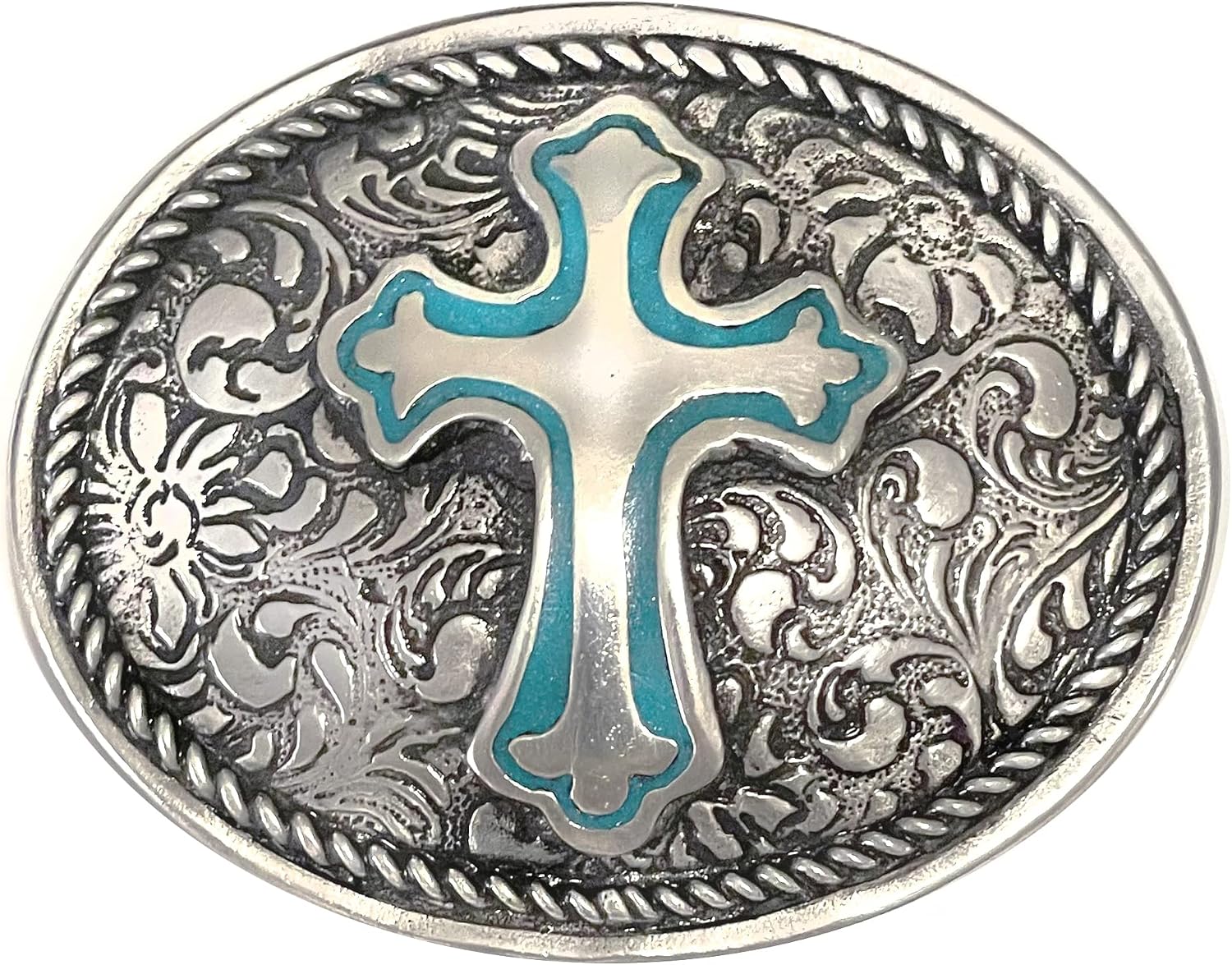 Western Cross belt buckle