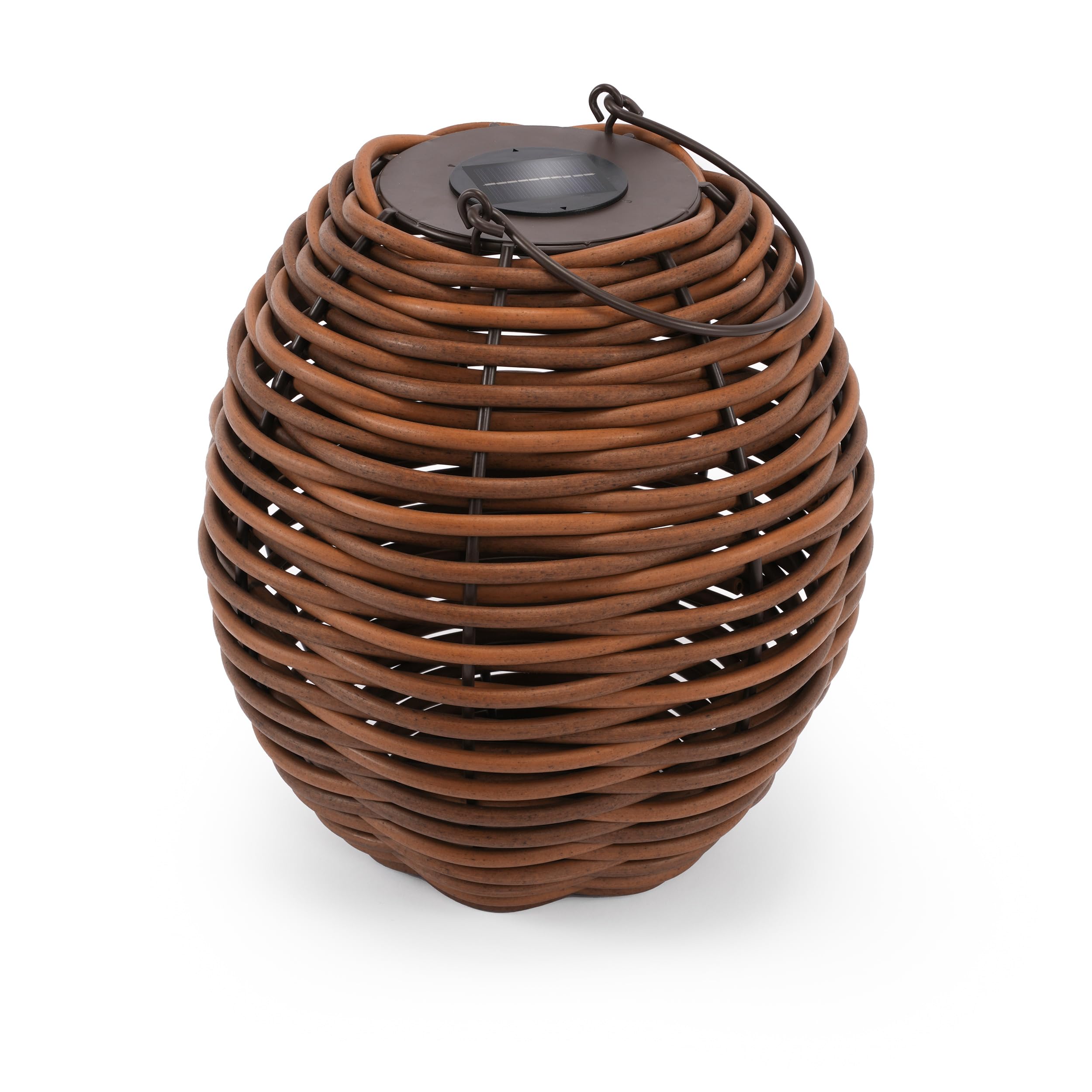 Esotec Solar Windlicht Rattan Gartenlaterne Victoria 30 Außenleuchte 102278