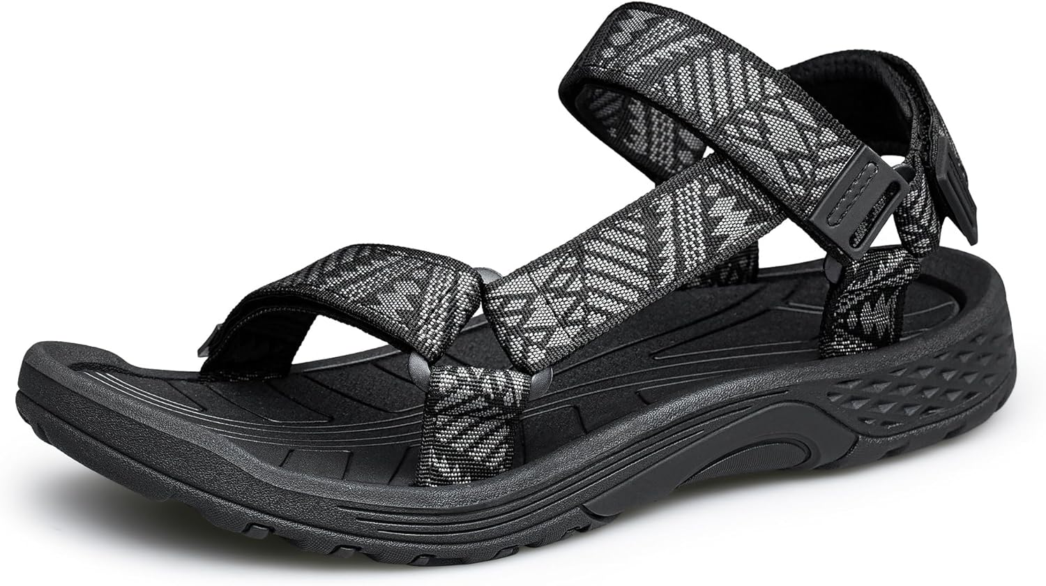 vibdiv Mens Sport Sandals Hiking Open Toe Non Slip Athletic Sandals Casual Comfortable Outdoor Wading Beach Shoes