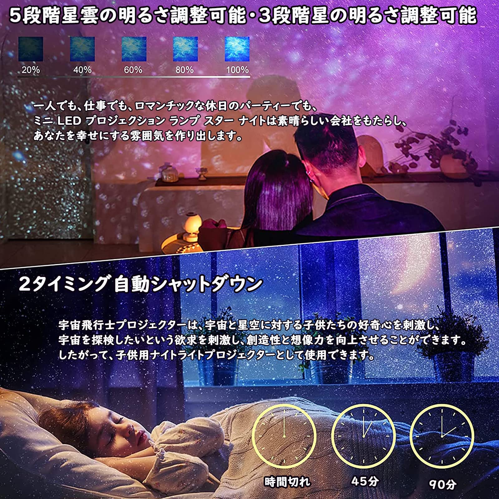 Amazon.co.jp : 宇宙飛行士 プラネタリウム 家庭用 本格的 スター 