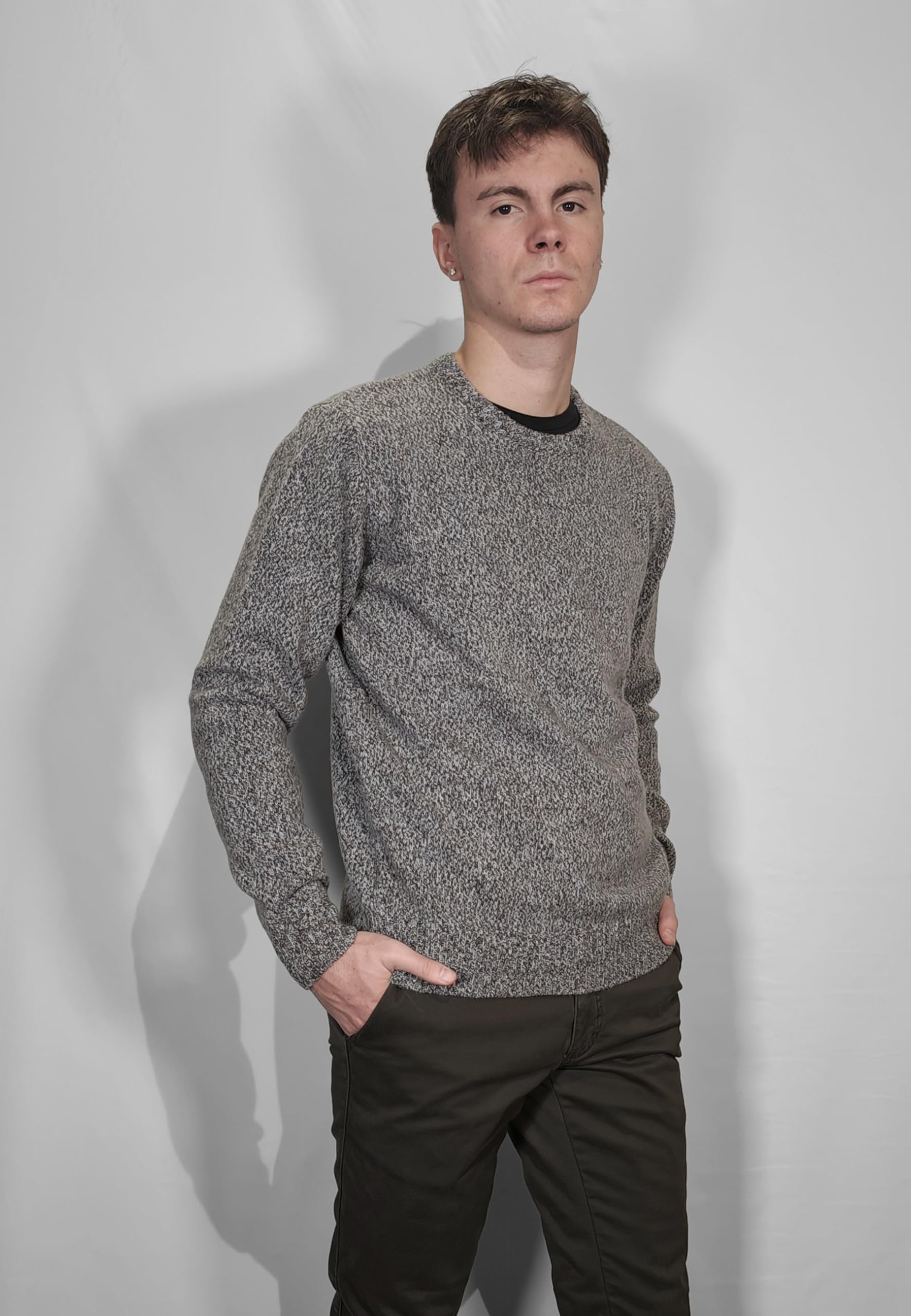 Maglia Uomo in Lana Lavorazione Mouline Art. 3220/80